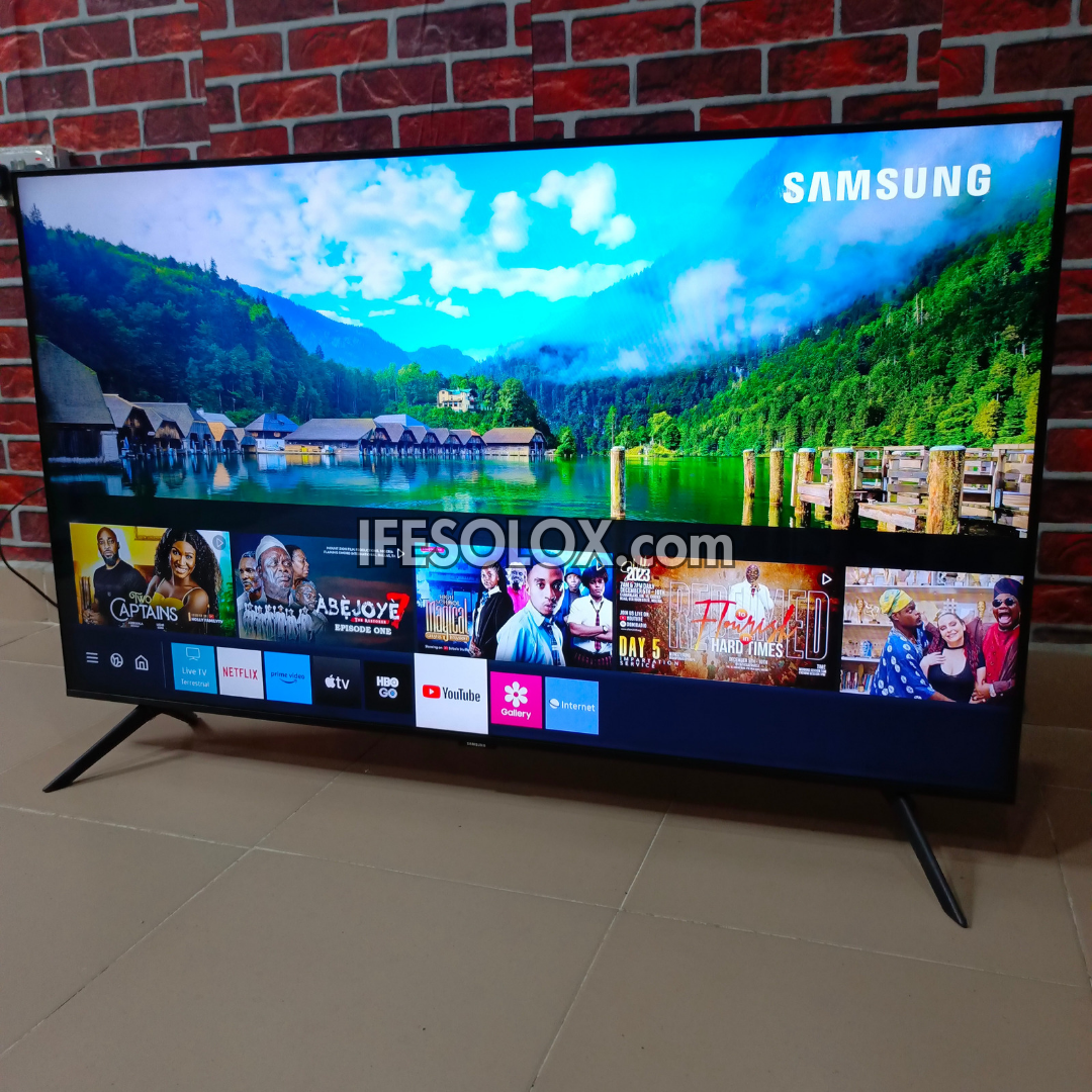SAMSUNG 50 inch UE50TU8000 Premium Crystal UHD 4K Smart TV with Bluetooth, Miracast and AirPlay 2 support - UK Used
