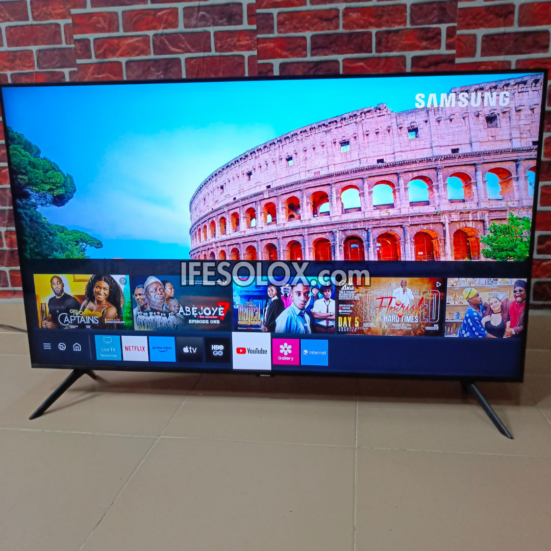 SAMSUNG 50 inch UE50TU8300 Premium Crystal UHD 4K Smart TV with Bluetooth, Miracast and AirPlay 2 support - UK Used