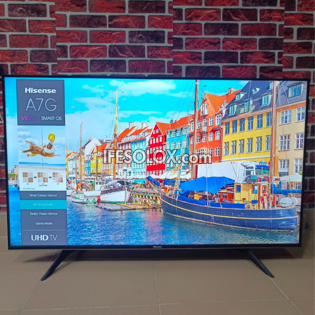 Hisense 50 inch 50A7G VIDAA Smart 4K UHD LED Frameless TV (Built