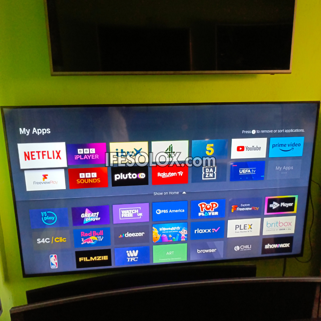 Hisense 75 inch VIDAA Smart 4K UHD LED TV (Built-in WiFi, AnyView) - Foreign Used