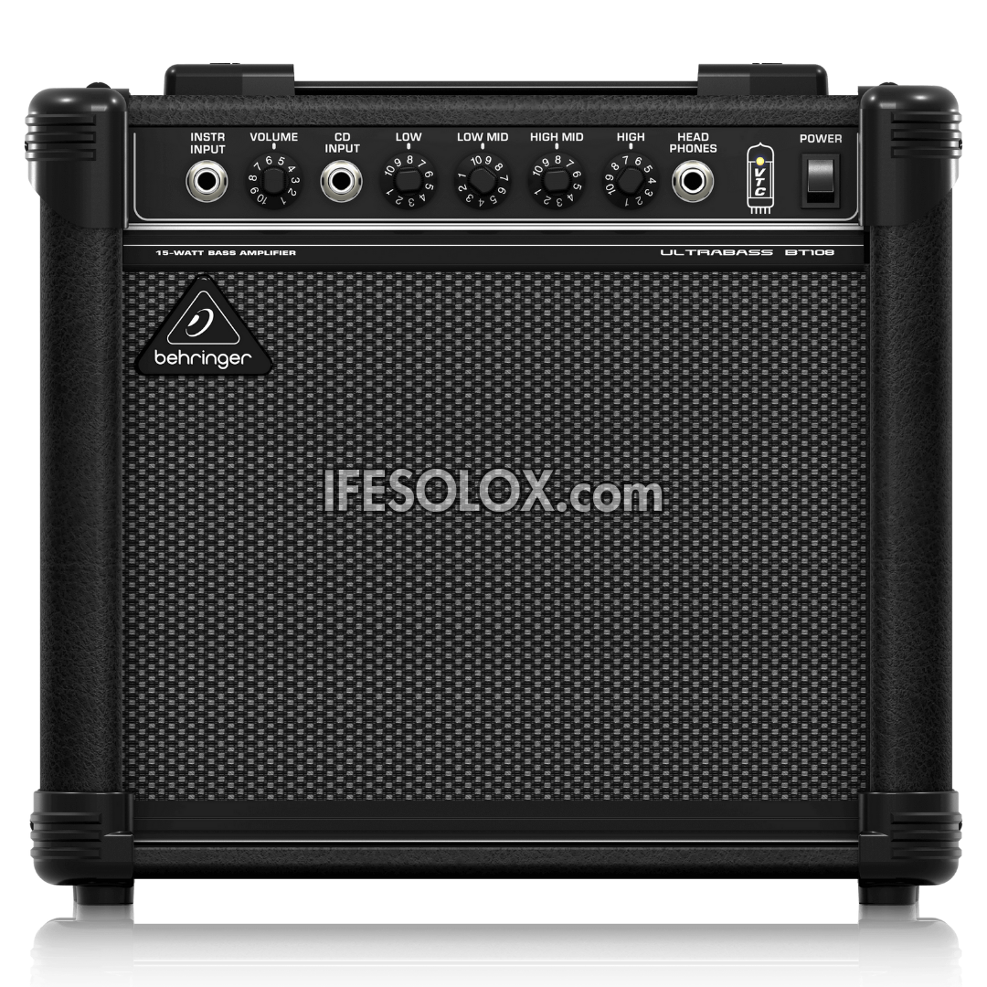 Behringer BT108 Ultra Compact Bass Amplifier with VTC-Technology and Original 8" Bugera Speaker - Brand New