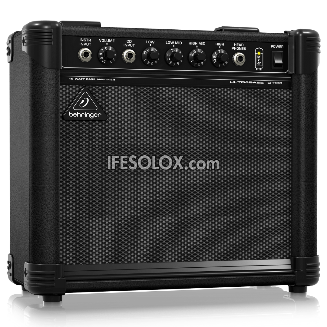 Behringer BT108 Ultra Compact Bass Amplifier with VTC-Technology and Original 8" Bugera Speaker - Brand New