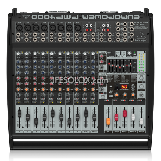 Behringer EUROPOWER PMP4000 16 Channel Powered Mixer with Multi-FX Processor - Brand New