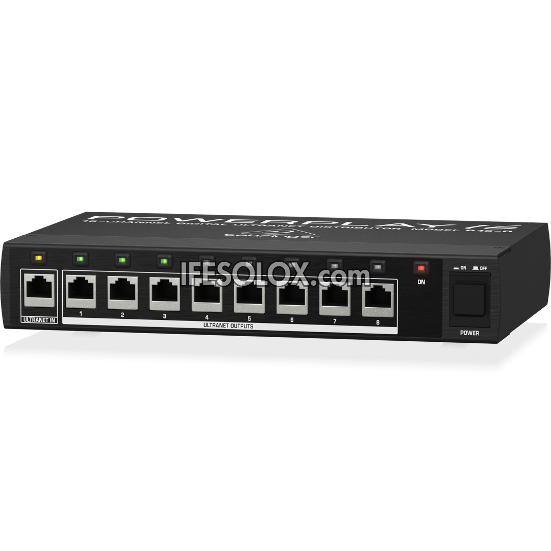 Behringer POWERPLAY P16-D 16-Channel Digital ULTRANET Distributor - Brand New