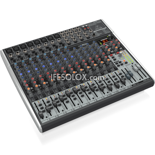 Behringer XENYX X2222USB Premium 22-Input 2-Bus Mixer with XENYX Mic Preamps, Multi-FX Processor and USB Audio Interface - Brand New