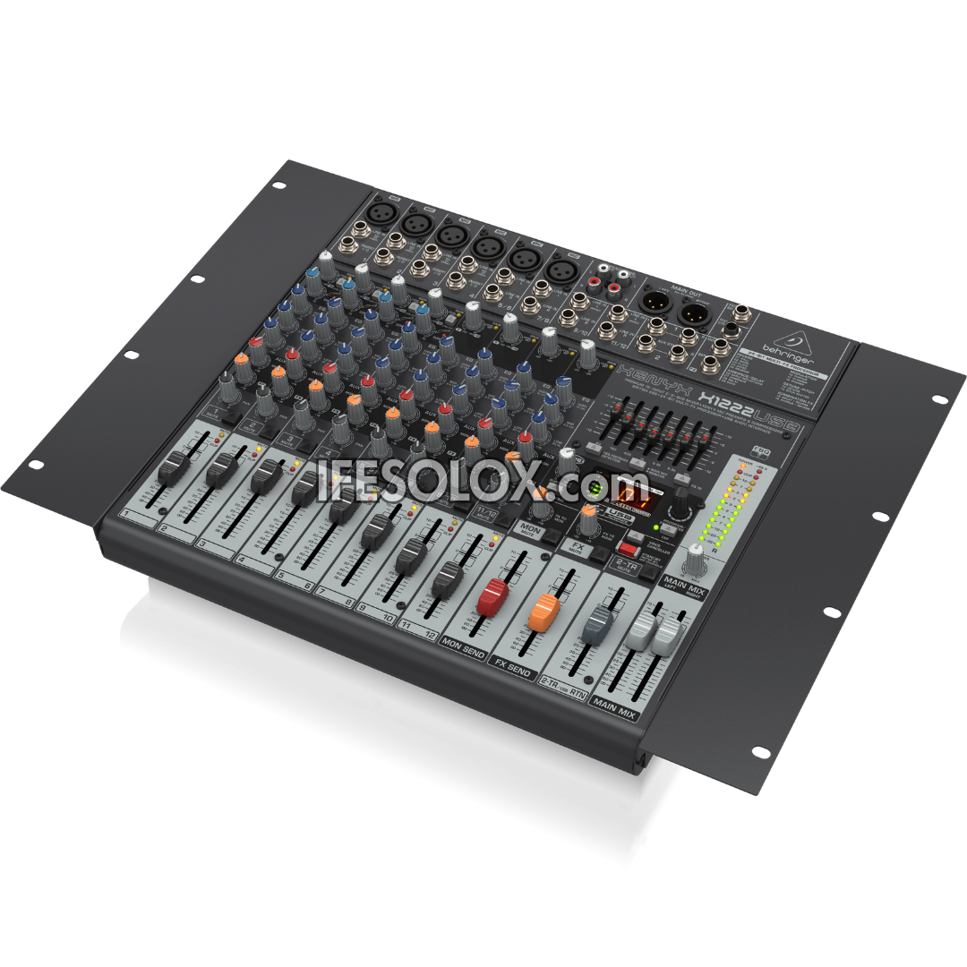Behringer XENYX X1222USB 16-Input Mixer with XENYX Mic Preamps, Multi-FX Processors and USB Interface - Brand New