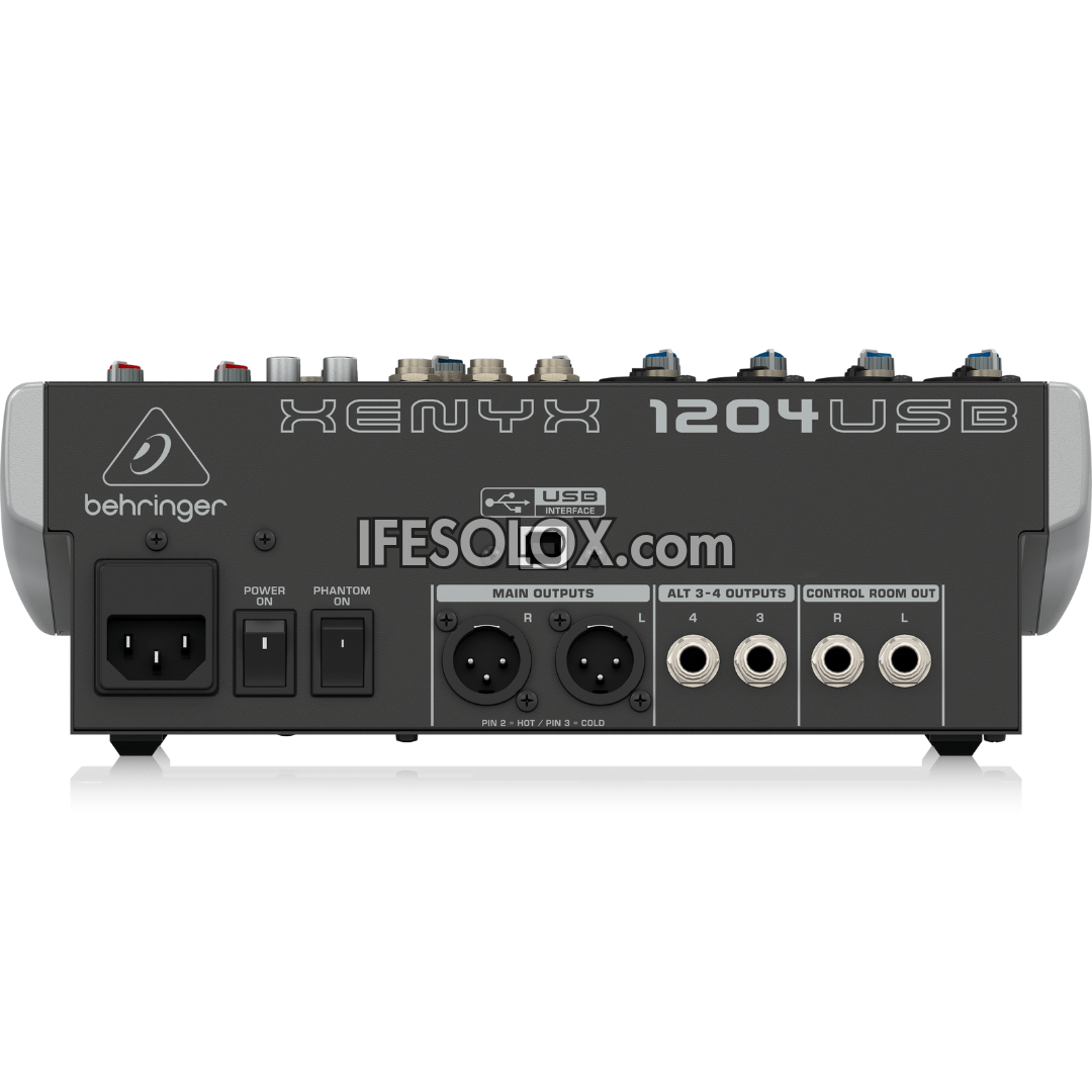 Behringer XENYX 1204USB 12-Input Mixer with XENYX Mic Preamps, British EQ and USB Interface - Brand New