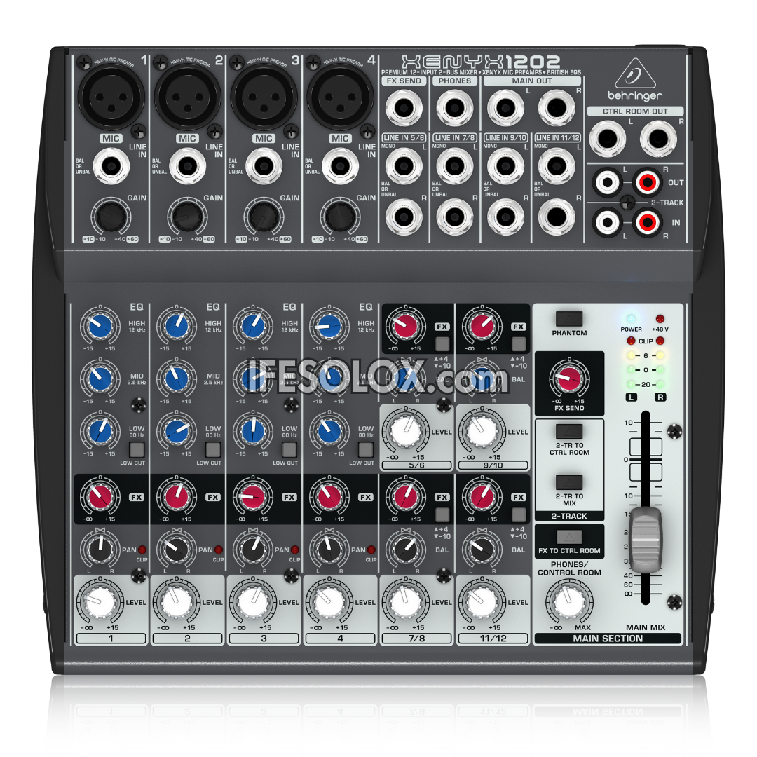 Behringer XENYX 1202 12-Input Mixer with XENYX Mic Preamps and British EQ - Brand New