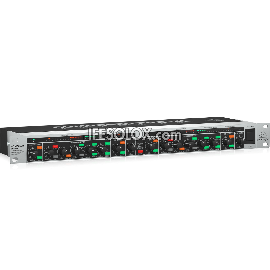 Behringer MDX2600 2-Channel Composer PRO-XL Compressor with De-Esser, Enhancer and Tube Simulation - Brand New