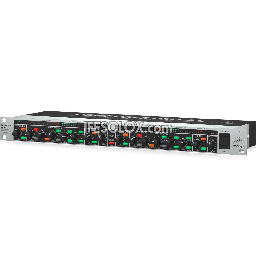 Behringer MDX2600 2-Channel Composer PRO-XL Compressor with De-Esser, Enhancer and Tube Simulation - Brand New