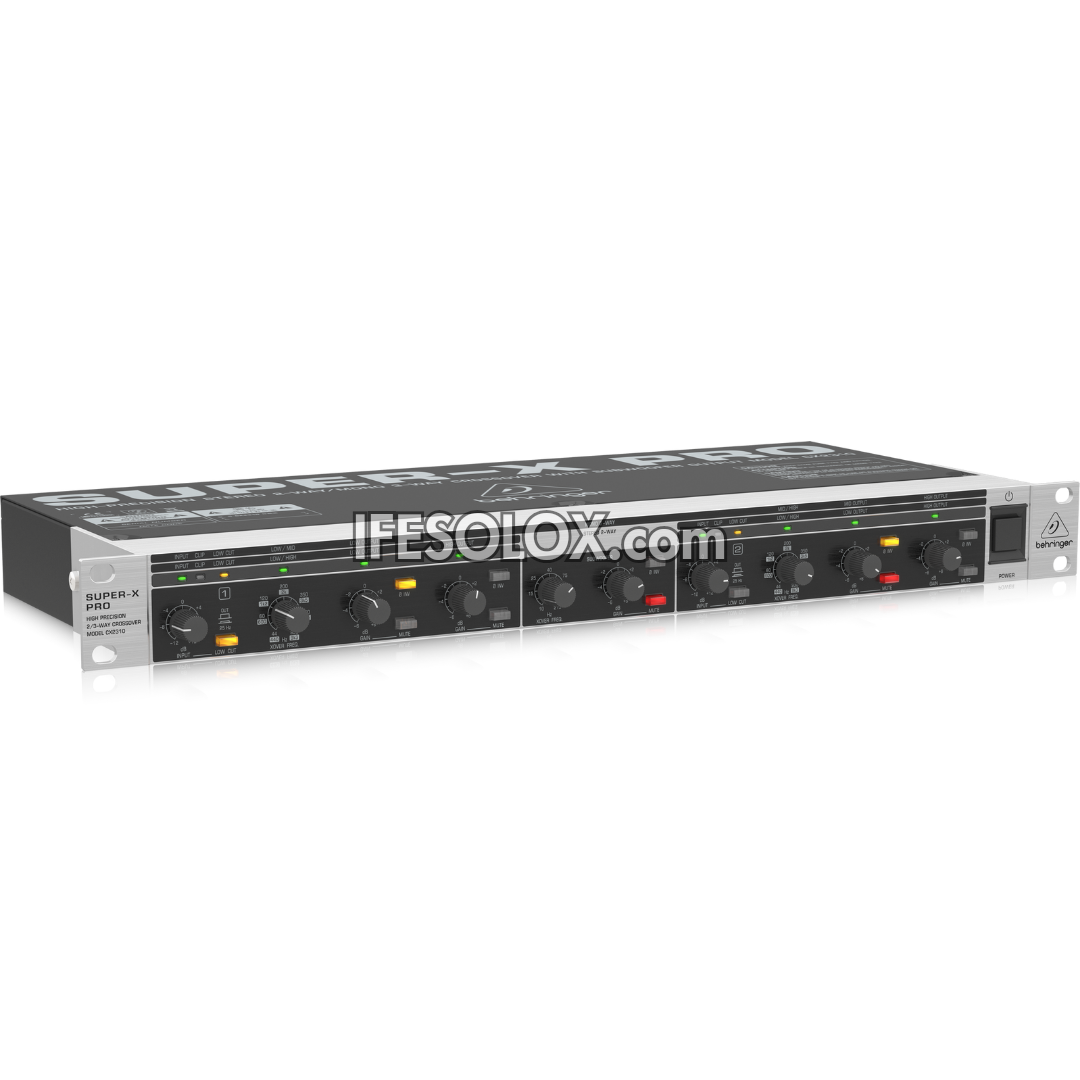 Behringer SUPER-X PRO CX2310 High-Precision Stereo 2-Way/Mono 3-Way Crossover with Subwoofer Output - Brand New