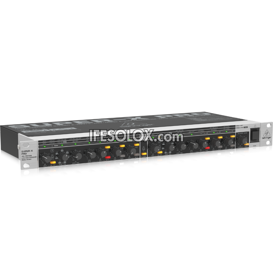 Behringer SUPER-X PRO CX3400 High-Precision Stereo 2-Way/ 3-Way/ Mono 4-Way Crossover with Limiters - Brand New