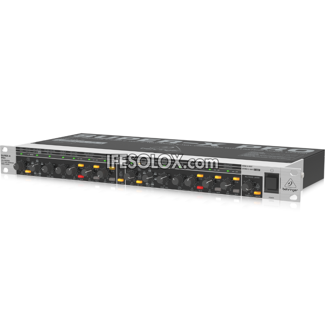 Behringer SUPER-X PRO CX3400 High-Precision Stereo 2-Way/ 3-Way/ Mono 4-Way Crossover with Limiters - Brand New