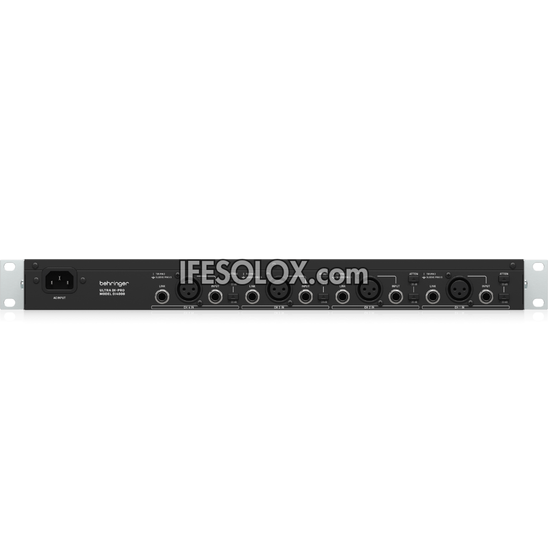 Behringer DI4000 ULTRA-DI PRO Professional 4-Channel Active DI Box - Brand New