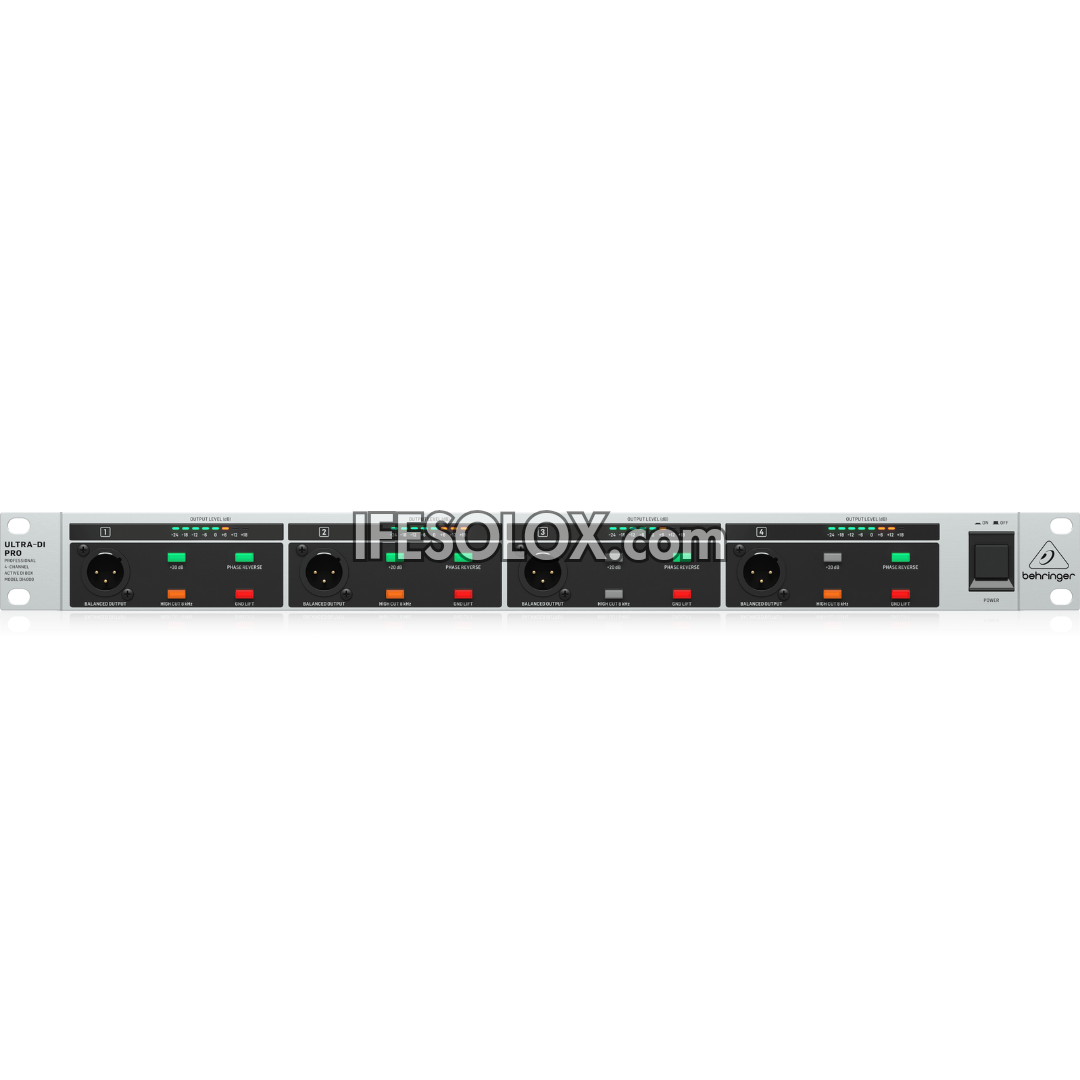Behringer DI4000 ULTRA-DI PRO Professional 4-Channel Active DI Box - Brand New