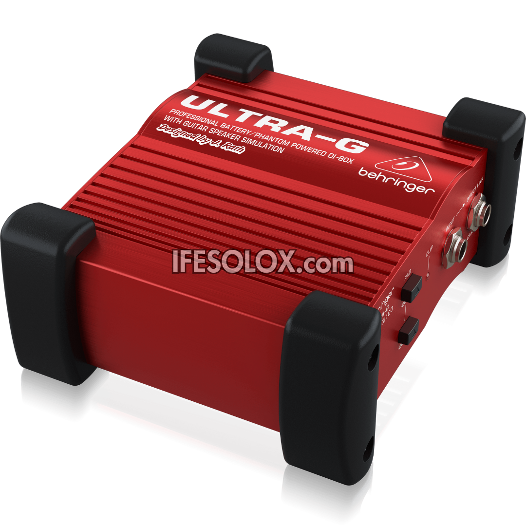 Behringer GI100 ULTRA-G Professional Battery/Phantom Powered DI Box with Guitar Speaker Emulation - Brand New
