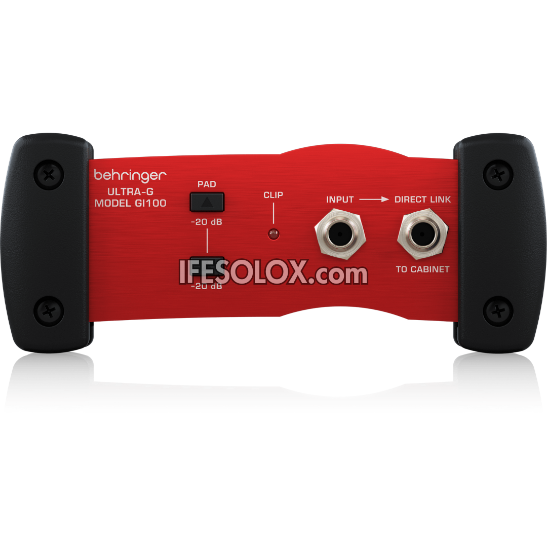 Behringer GI100 ULTRA-G Professional Battery/Phantom Powered DI Box with Guitar Speaker Emulation - Brand New