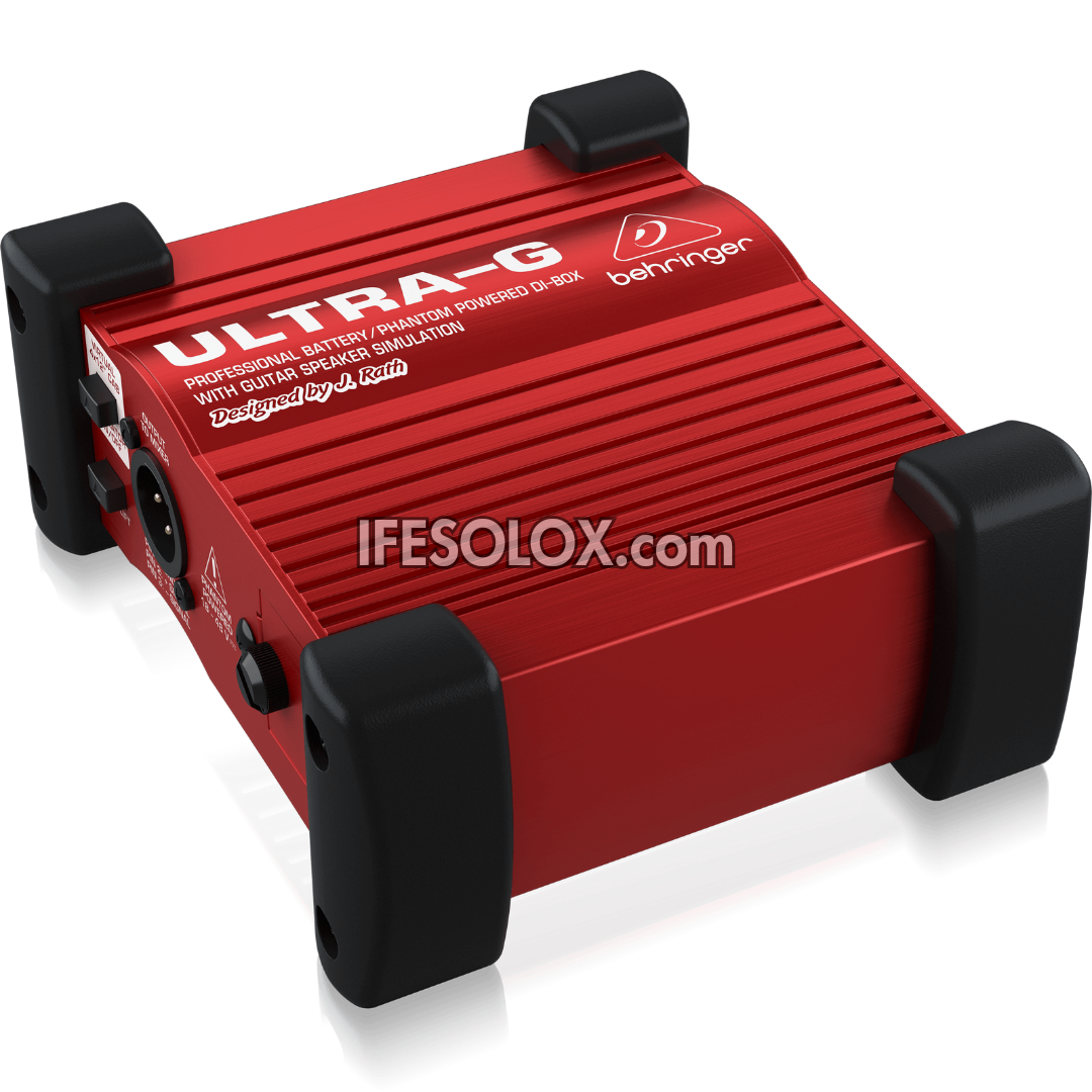 Behringer GI100 ULTRA-G Professional Battery/Phantom Powered DI Box with Guitar Speaker Emulation - Brand New