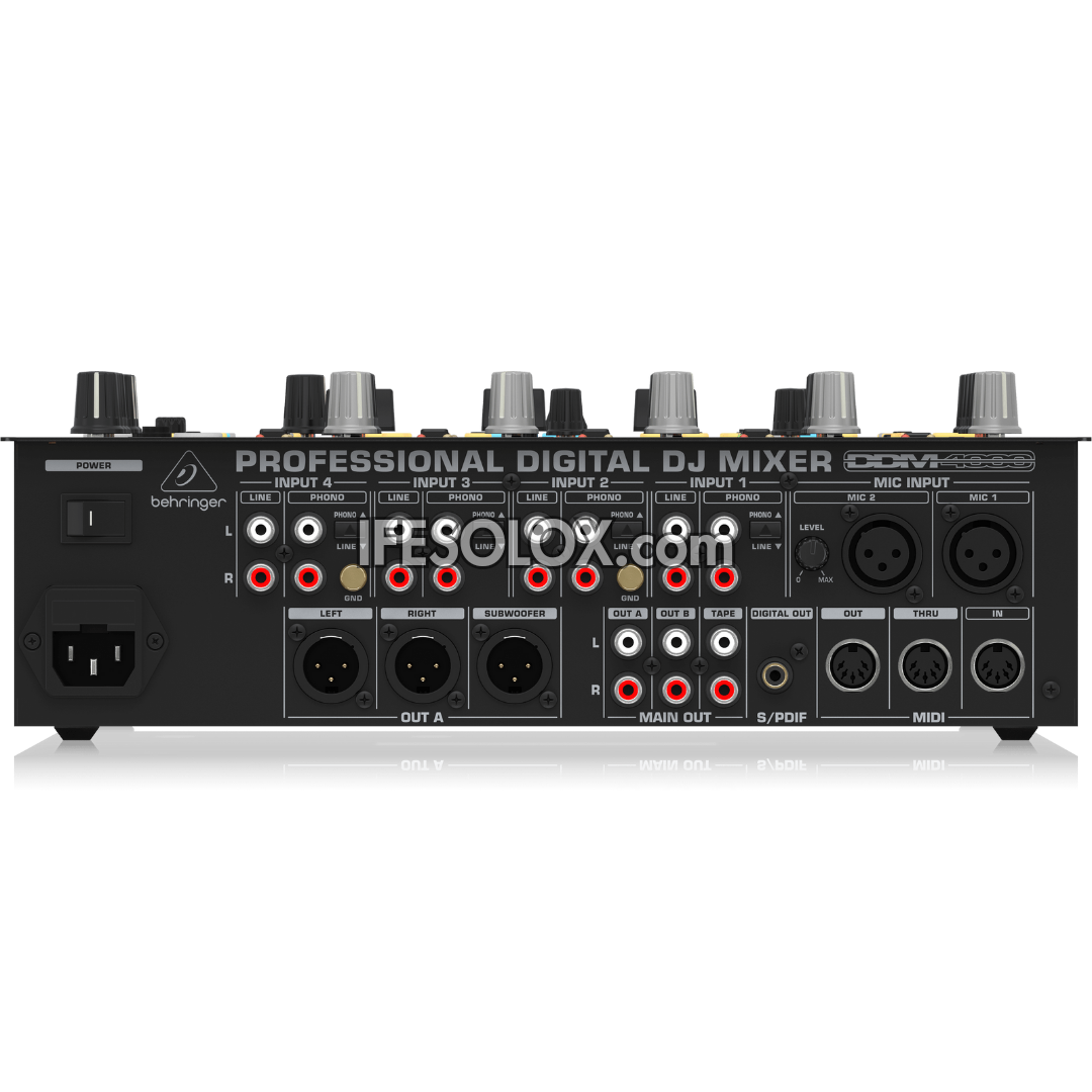 Behringer DDM4000 Professional 5-Channel Digital DJ Mixer with Sampler, Dual BPM Counter, FX Sections, MIDI - Brand New