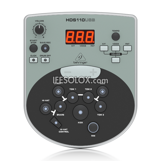 Behringer XD8USB 8-Piece Electronic Drum Set with 123 Sounds, 15 Drum Sets and USB Audio Interface - Brand New