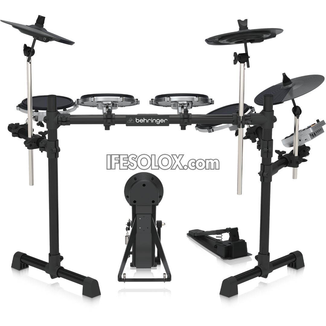Behringer XD80USB 8-Piece Electronic Drum Set with 175 Sounds, 15 Drum Sets, LCD Display, USB/MIDI Interface - Brand New