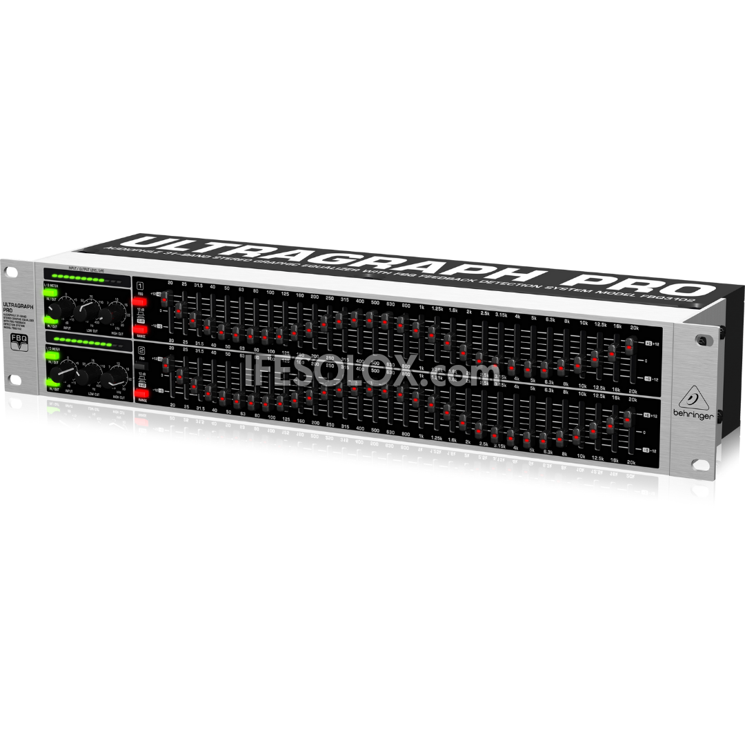 Behringer ULTRAGRAPH PRO FBQ3102 Audiophile 31-Band Stereo Graphic Equalizer - Brand New