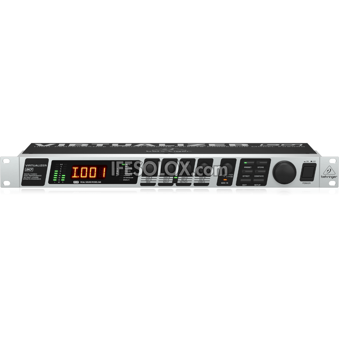 Behringer VIRTUALIZER 3D FX2000 High-Performance 3D Multi-Engine Effects Processor - Brand New
