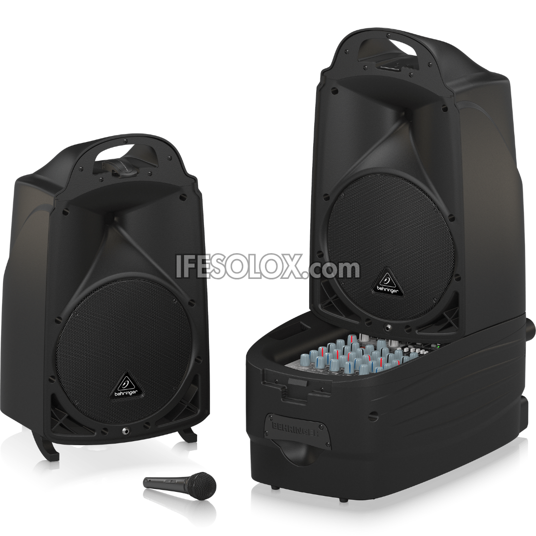 Behringer EUROPORT PPA2000BT Ultra-Compact 2000W 8-Channel Portable PA System with Bluetooth and Mixer - Brand New