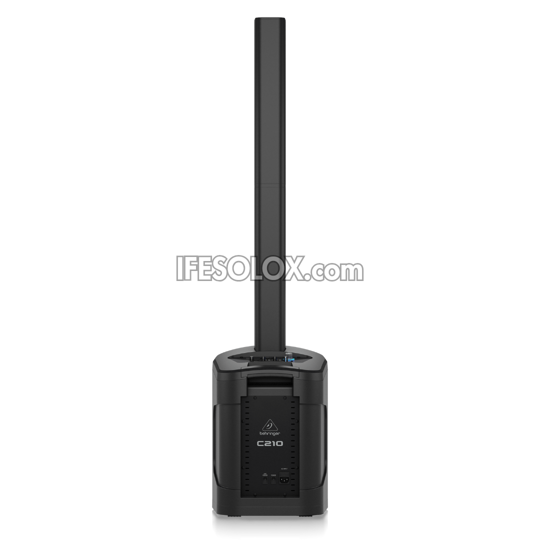 Behringer C210 Powered 8" Column PA Loudspeaker with 4 High Frequency Drivers, Bluetooth, LED Lighting and Remote - Brand New