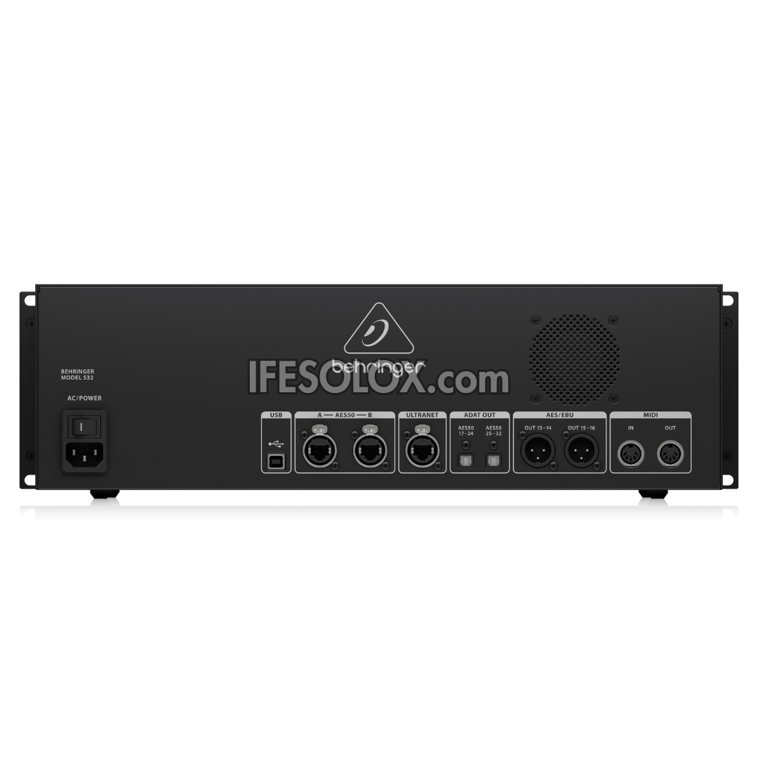 Behringer S32 I/O Box with 32 Remote-Controllable Midas Preamps, 16 Outputs and AES50 Networking - Brand New