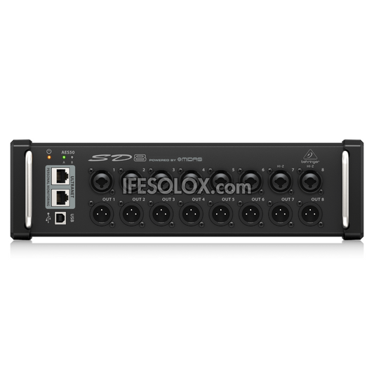 Behringer SD8 Digital Snake I/O Box with 8 Remote Controllable Midas Preamps, 8 Outputs - Brand New