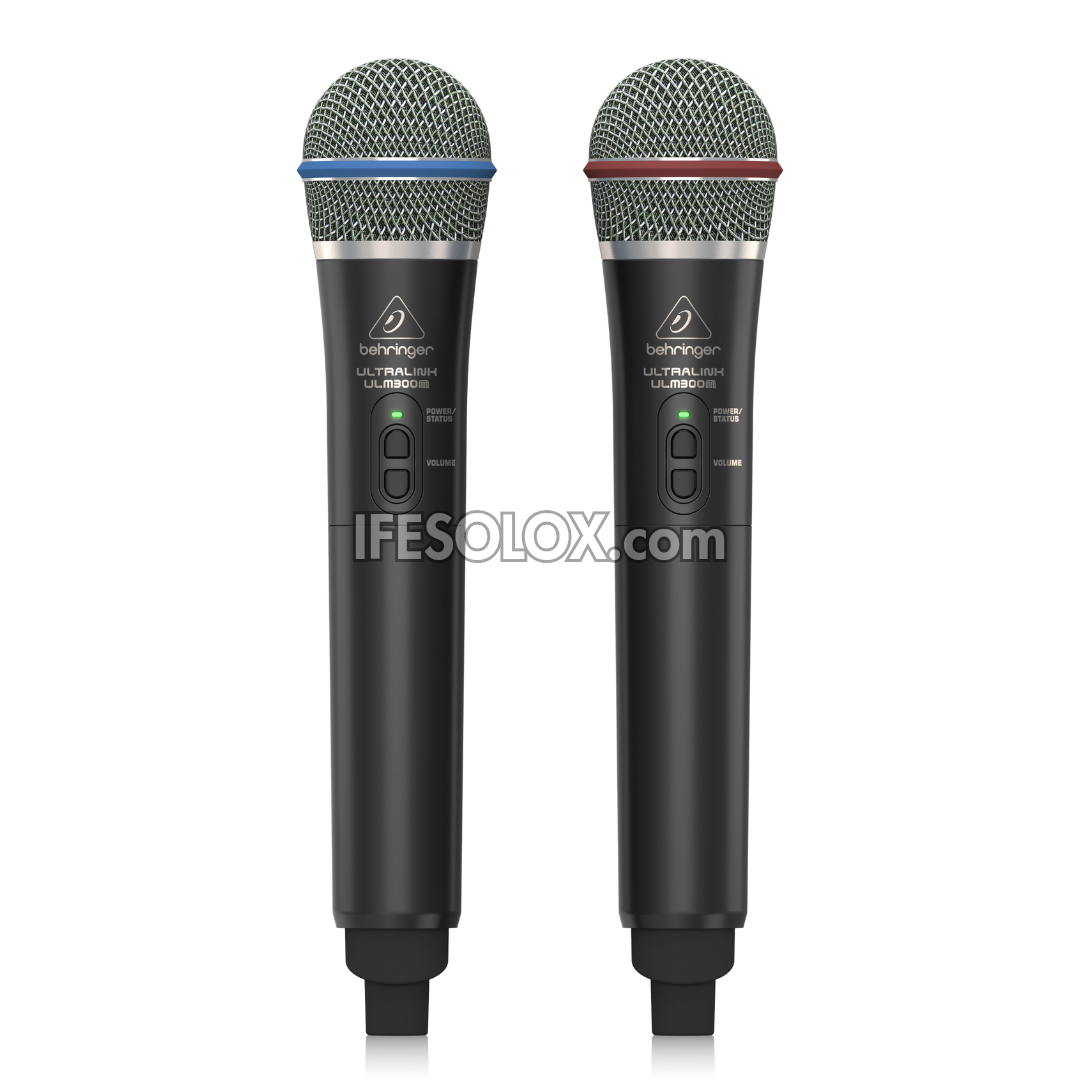 Behringer ULTRALINK ULM302MIC High Performance Dual (2-Way) Digital Wireless Dynamic Microphone - Brand New