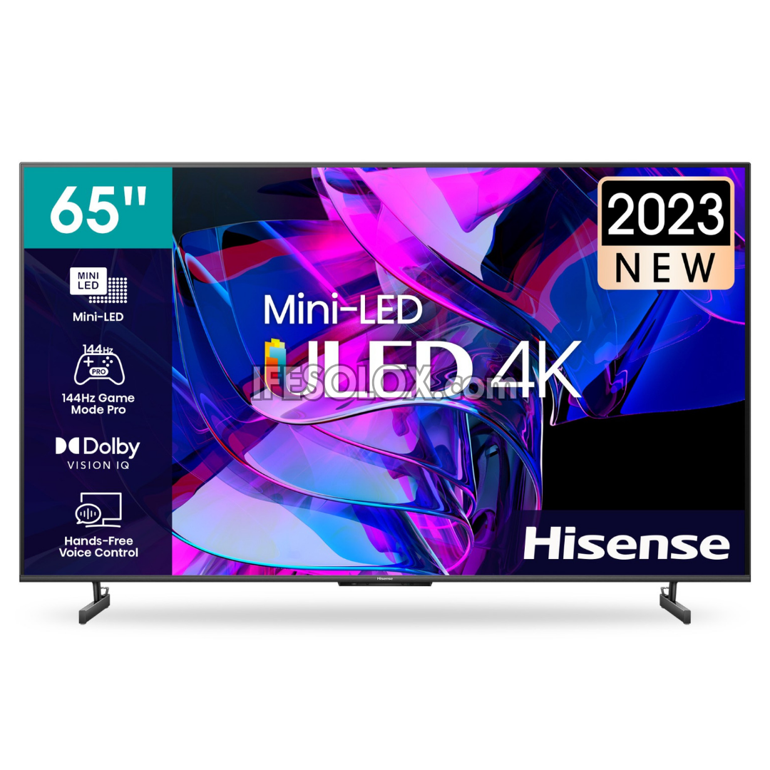 Hisense 65 inch 65U7K Series Quantum Dot ULED Mini-LED 4K HDR10+ TV + Warranty (Free Wall Mount) - Brand New