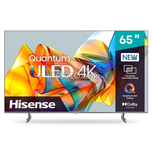 Hisense 65 inch 65U6K Series Quantum Dot ULED Mini-LED 4K HDR10+ TV + Warranty (Free Wall Mount) - Brand New