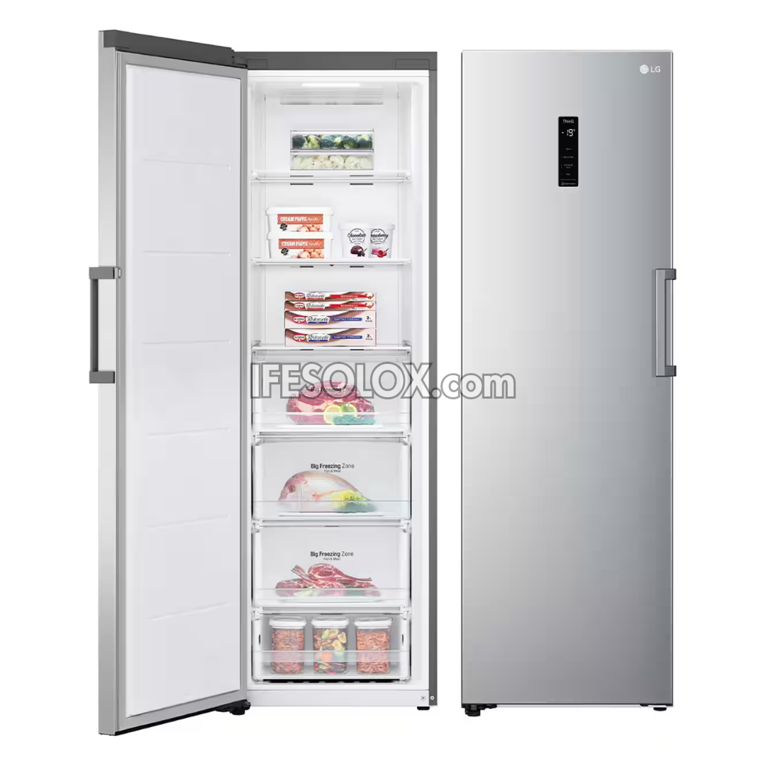 LG GC-B414ELFM 324L Smart Inverter Standing Freezer with Linear Cooling - Brand New