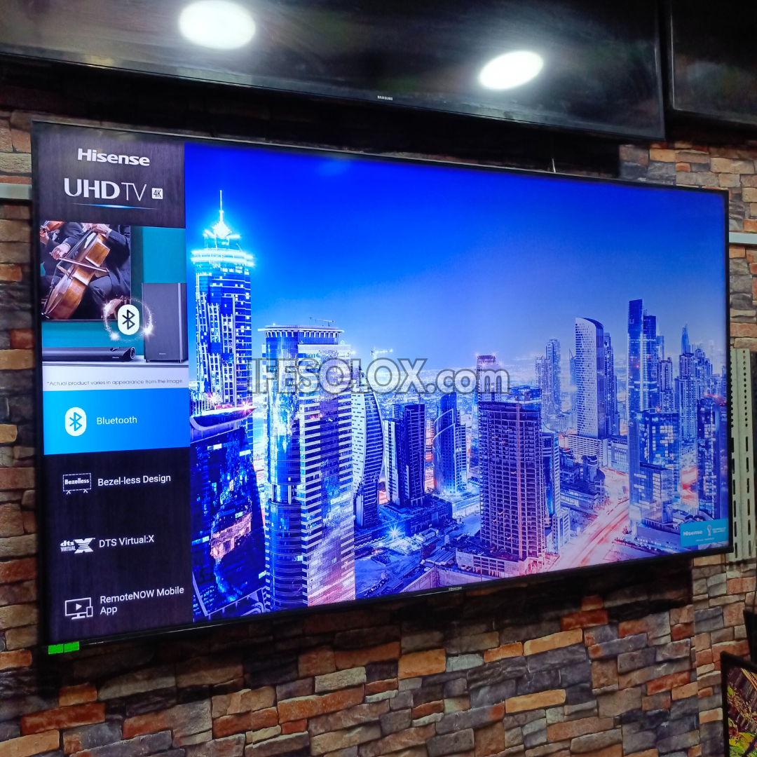 Hisense 65 inch 65A7100F VIDAA Smart 4K UHD LED TV (Bluetooth, WiFi, AnyView) - Foreign Used