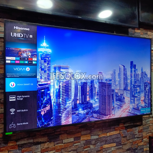 Hisense 65 inch 65A7100F VIDAA Smart 4K UHD LED TV (Bluetooth, WiFi, AnyView) - Foreign Used
