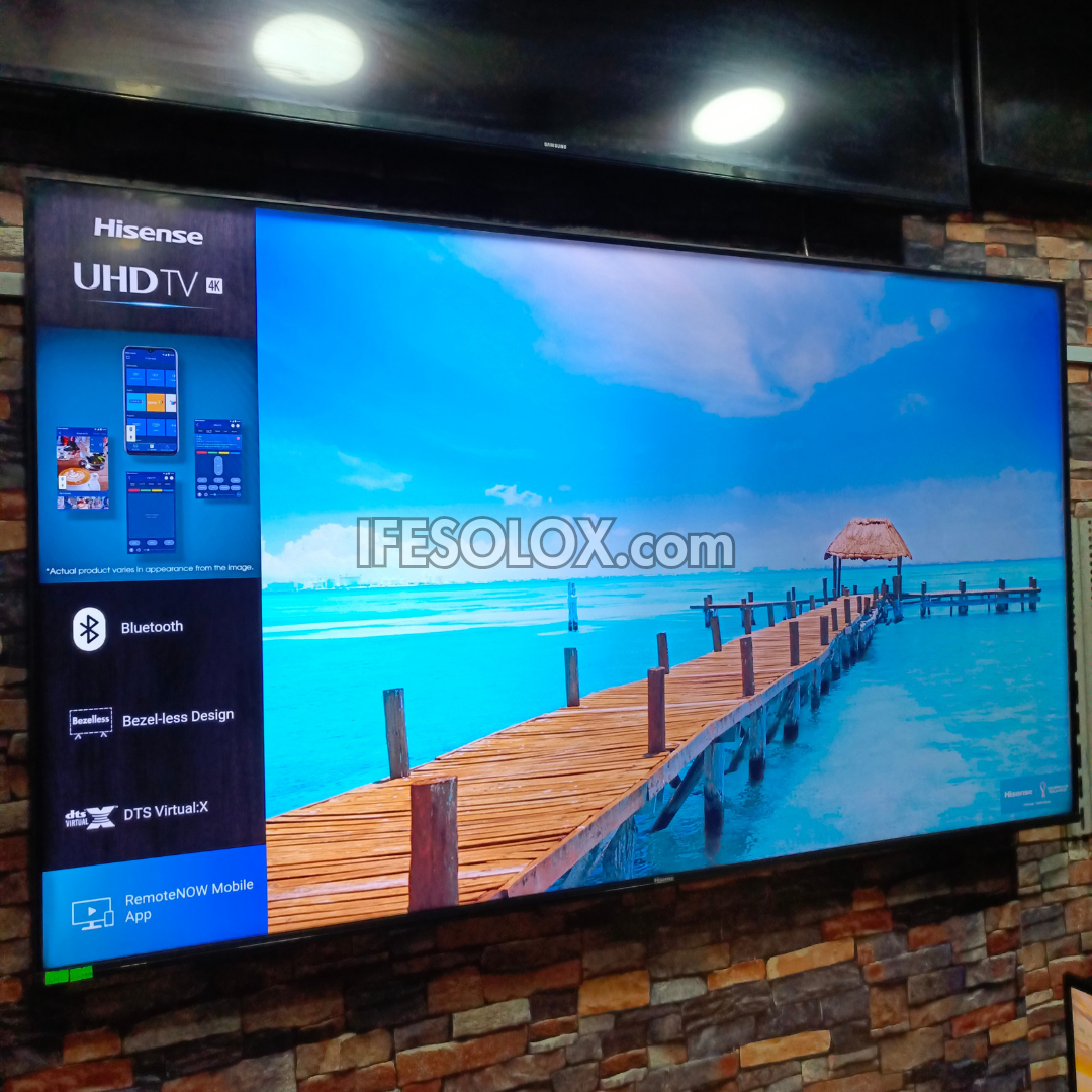 Hisense 65 inch 65A7100F VIDAA Smart 4K UHD LED TV (Bluetooth, WiFi, AnyView) - Foreign Used