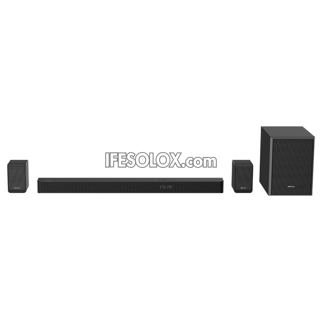 Hisense AX5100Q 5.1Ch 580W Bluetooth Sound Bar with Wireless Subwoofer + Dolby Atmos - Brand New