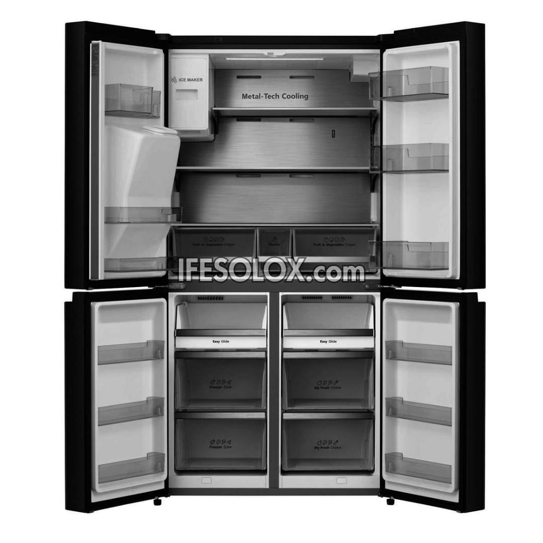 Hisense REF 68WCB 522L Side by Side Refrigerator with LED display, Ice Maker + 1 Year Warranty - Brand New