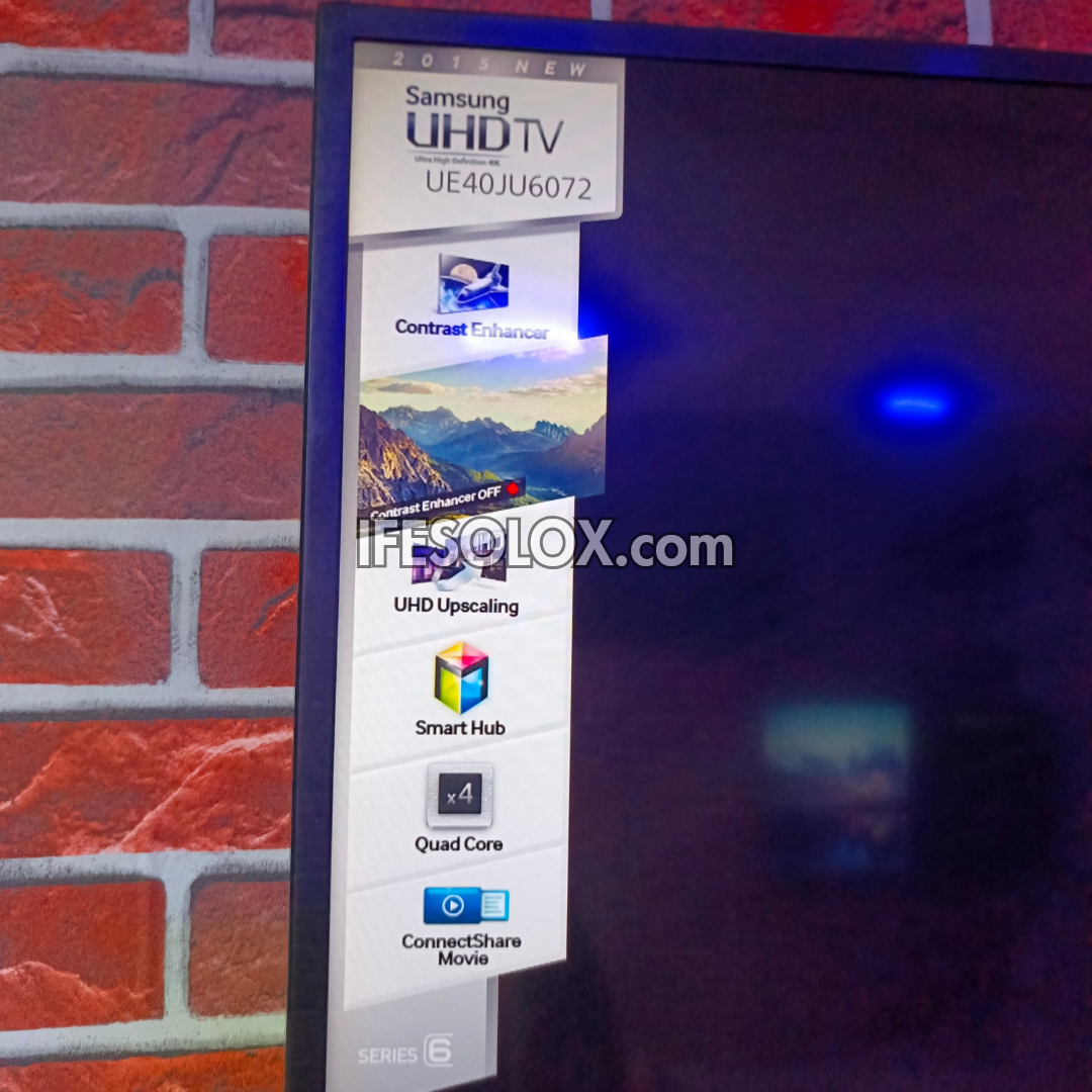 SAMSUNG 40 Inch UE40JU6000 Series Smart 4K UHD LED TV (WiFi, Miracast) - UK Used