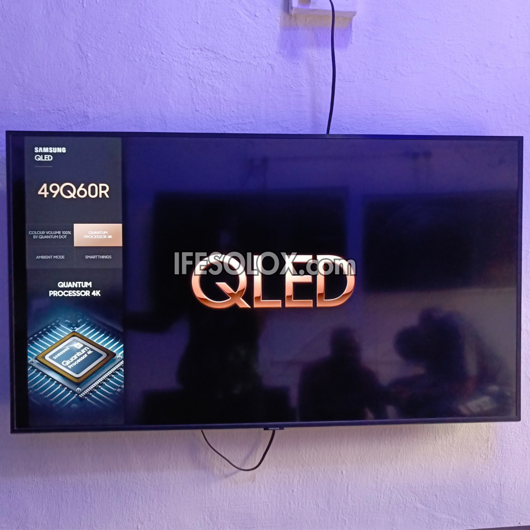 SAMSUNG 49 Inch QLED 49Q60R Certified True 4K UHD Active HDR Smart QLED TV - Foreign Used
