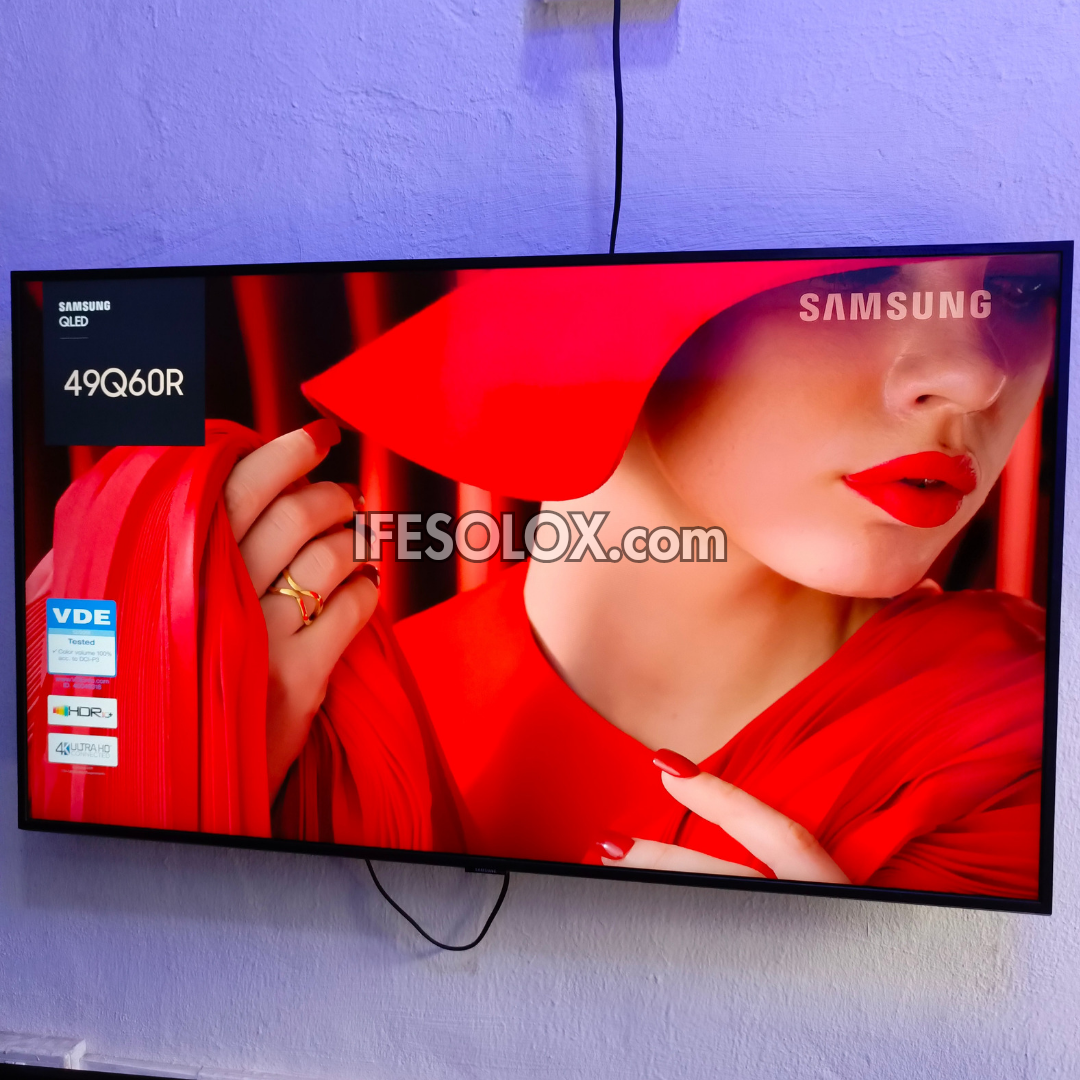 SAMSUNG 49 Inch QLED 49Q60R Certified True 4K UHD Active HDR Smart QLED TV - Foreign Used
