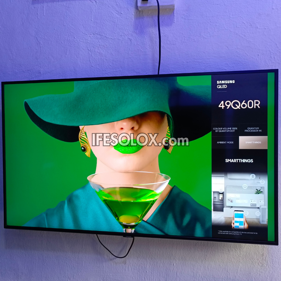 SAMSUNG 49 Inch QLED 49Q60R Certified True 4K UHD Active HDR Smart QLED TV - Foreign Used