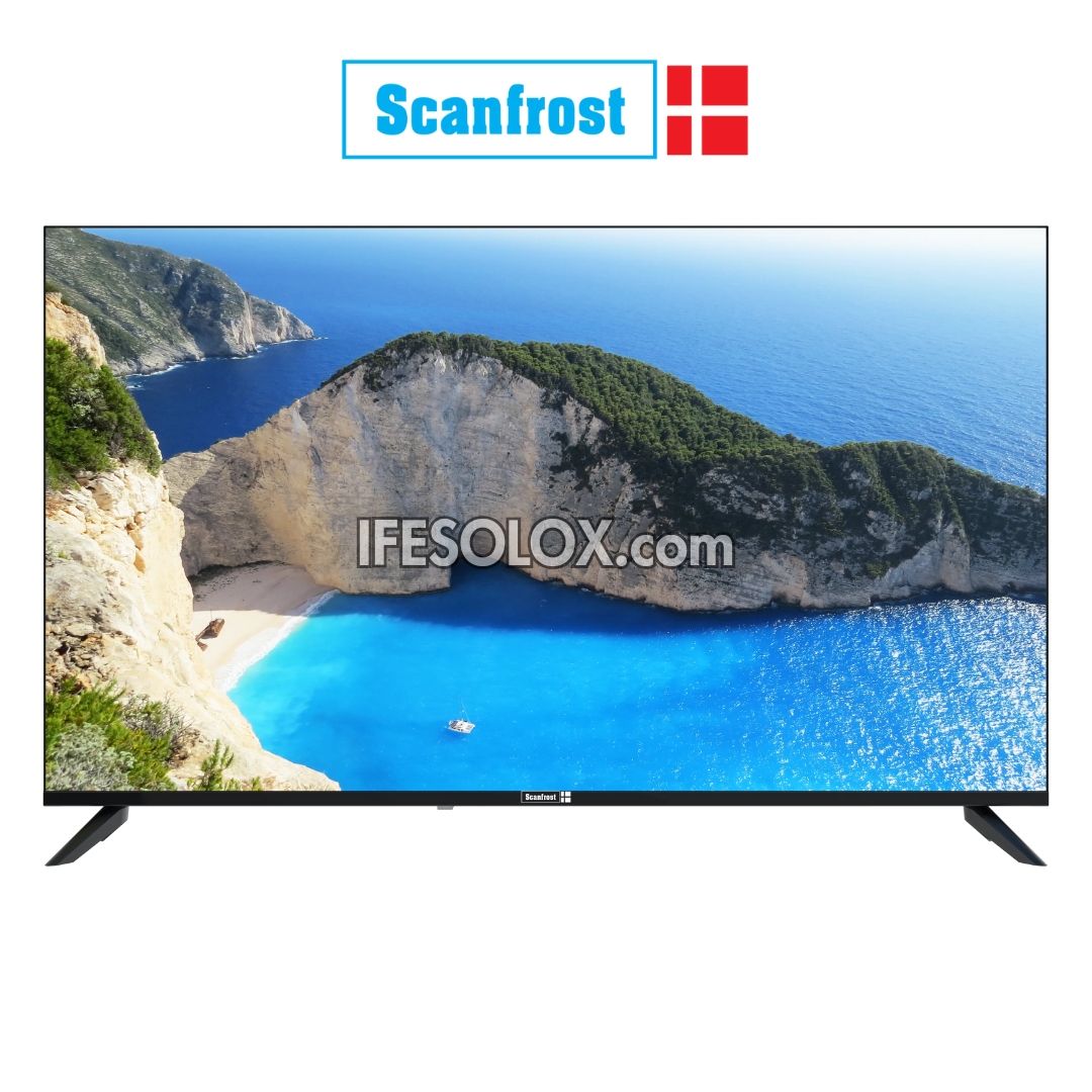 ScanFrost 50 inch SFLED50AN Andromeda Series Smart 4K UHD Frameless Google TV + 1 Year Warranty - Brand New