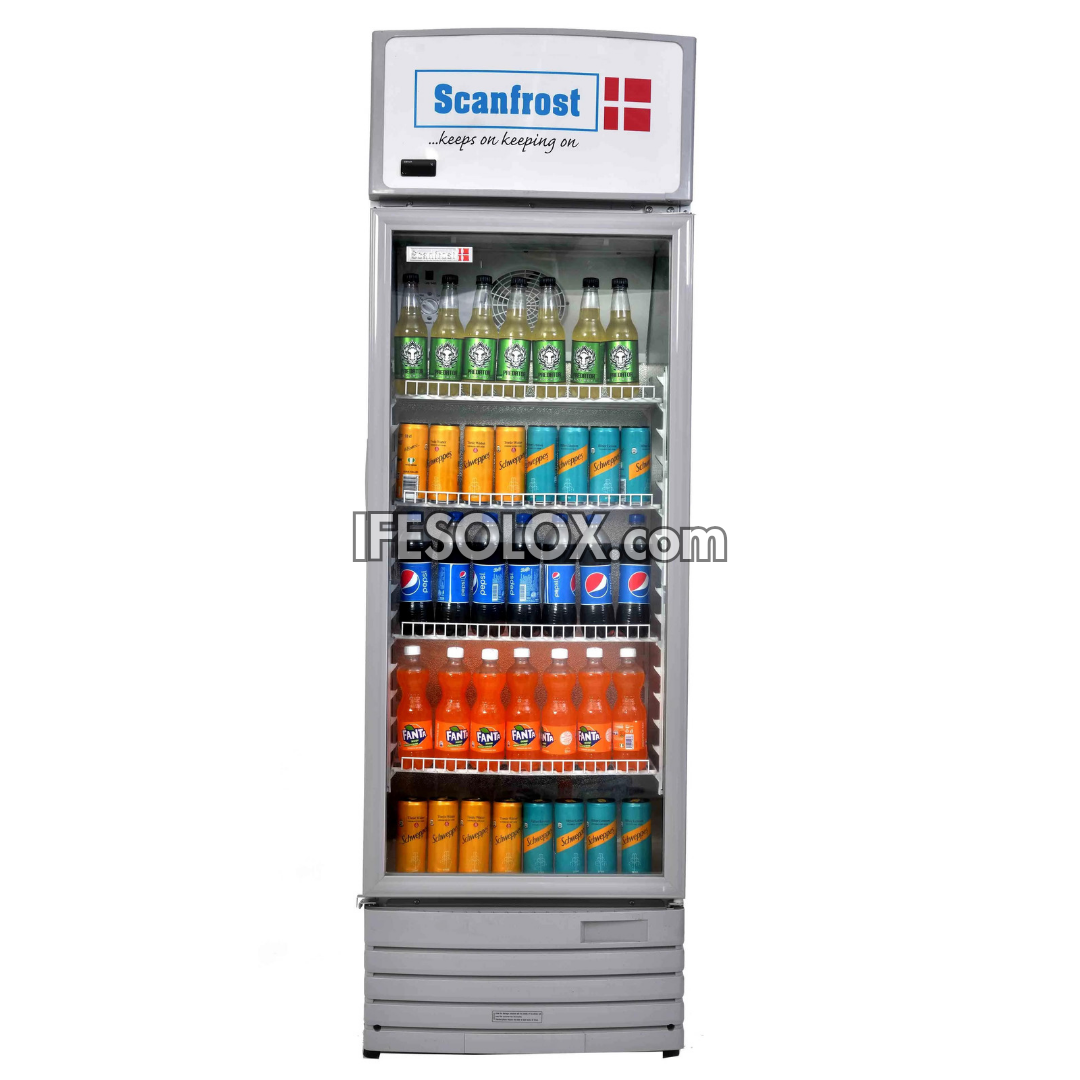ScanFrost SFUC300 300L Single Door Showcase Beverage Chiller - Brand New