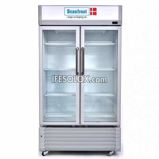ScanFrost SFUC600 600L Double Door Showcase Beverage Chiller - Brand New