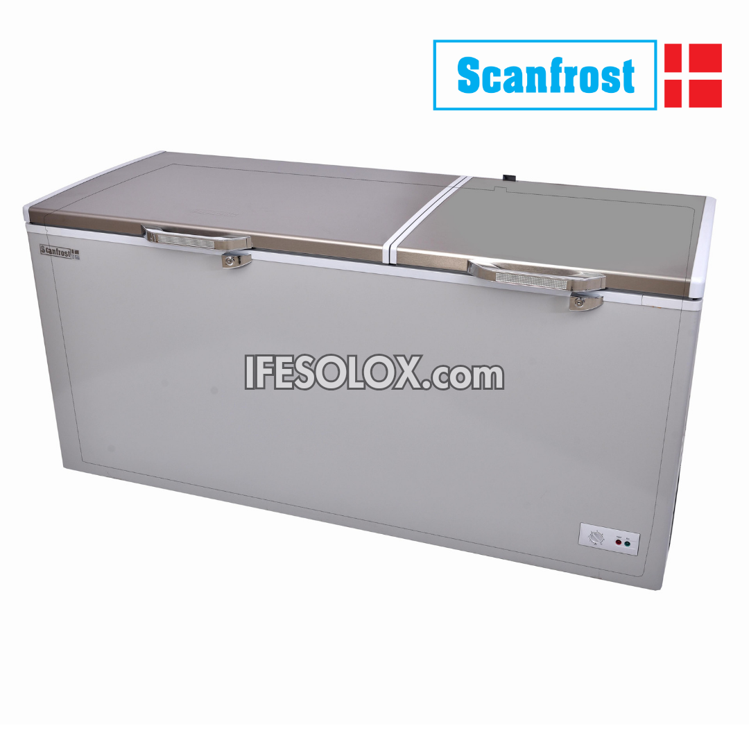 ScanFrost SFL500PRE 500 Liters Premium Double Door Chest Deep Freezer - Brand New
