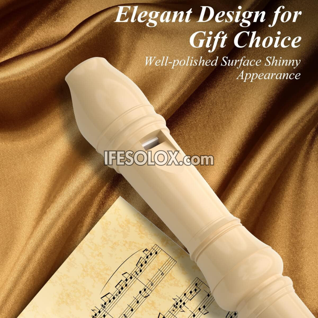 Natural Colored Recorder Instrument for Schools, Beginners and Students - Brand New