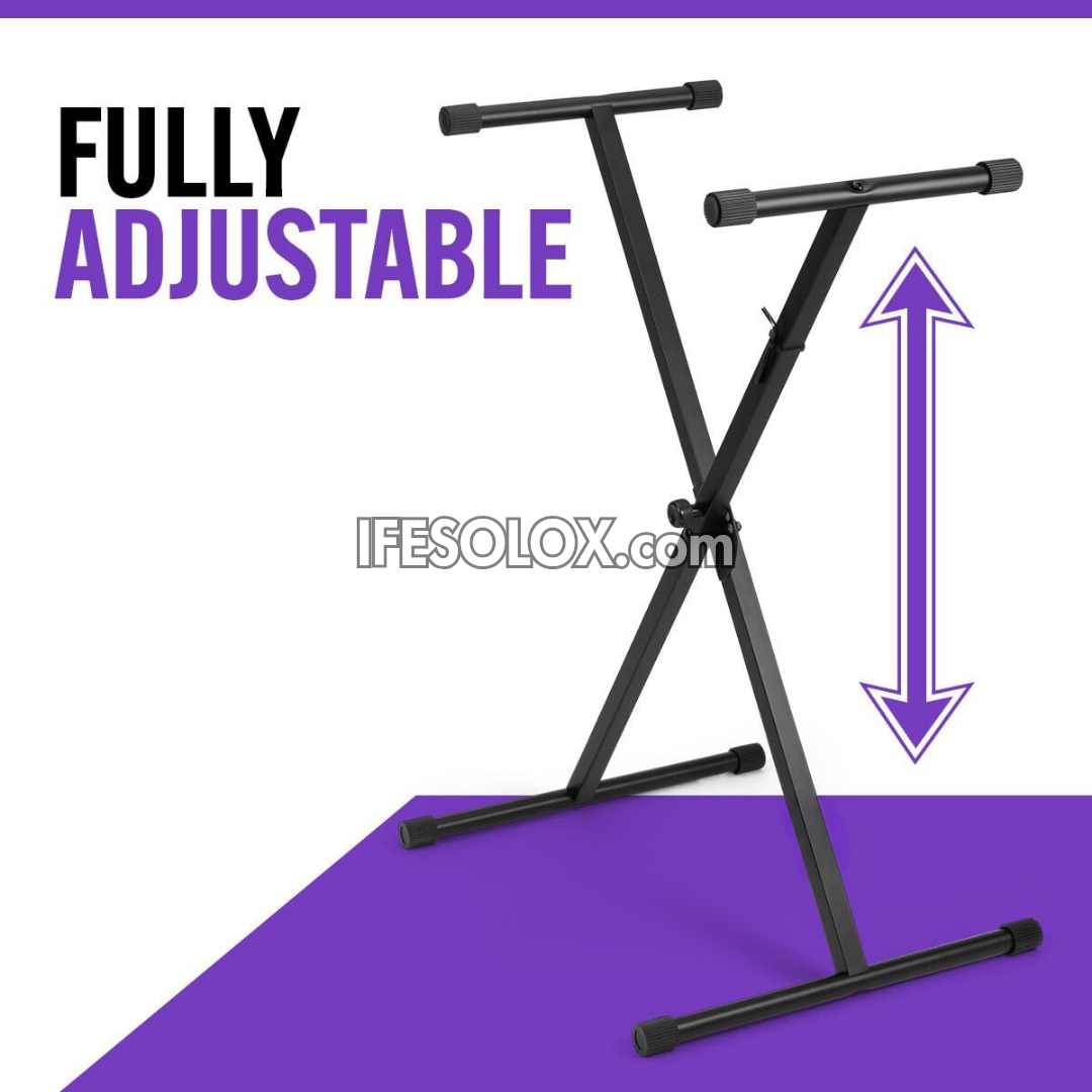 Single X-Shaped Musical Keyboard (Piano) Adjustable Stand - Brand New